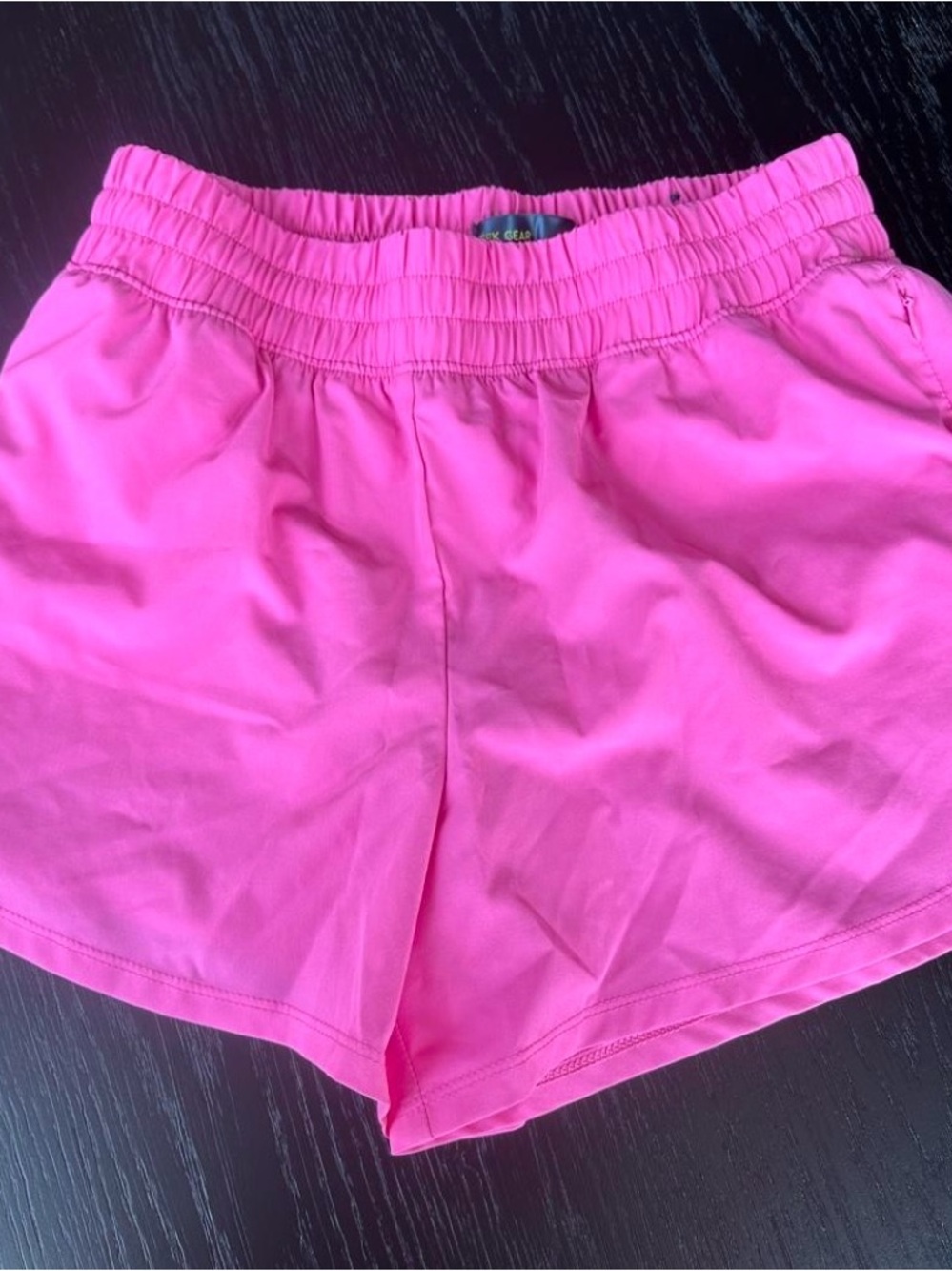 tek gear Women's Bright Pink Athletic Elastic Waist Shorts